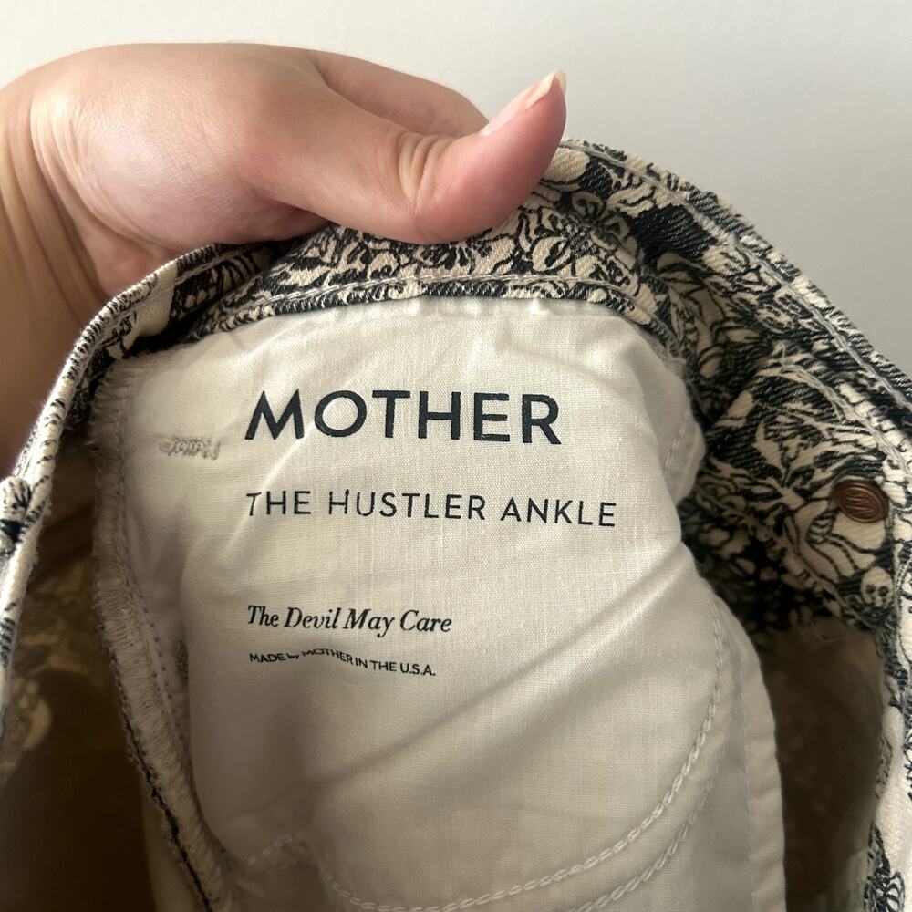 MOTHER Denim Hustler Ankle Jeans The Devil May Care Size 27 - Picture 6 of 7